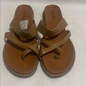 Me Too Tan Strappy Sandals